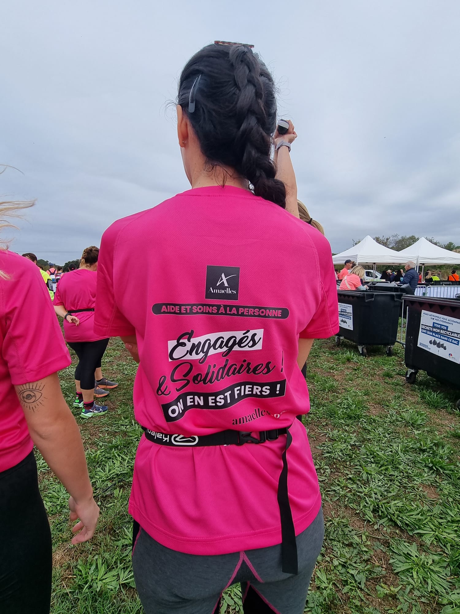 Dans le cadre d'Octobre Rose, Amaelles Gard court pour la cause solidaire lors de "La Zontienne"