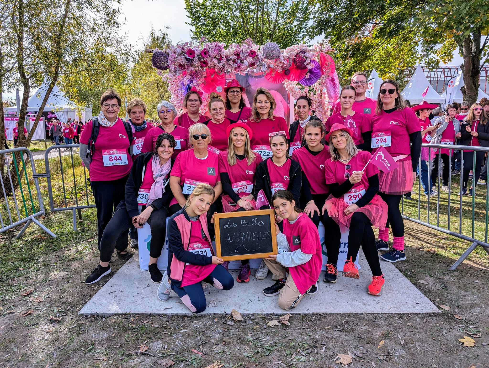 Les Elles de l'Orne course solidaire avec Amaelles