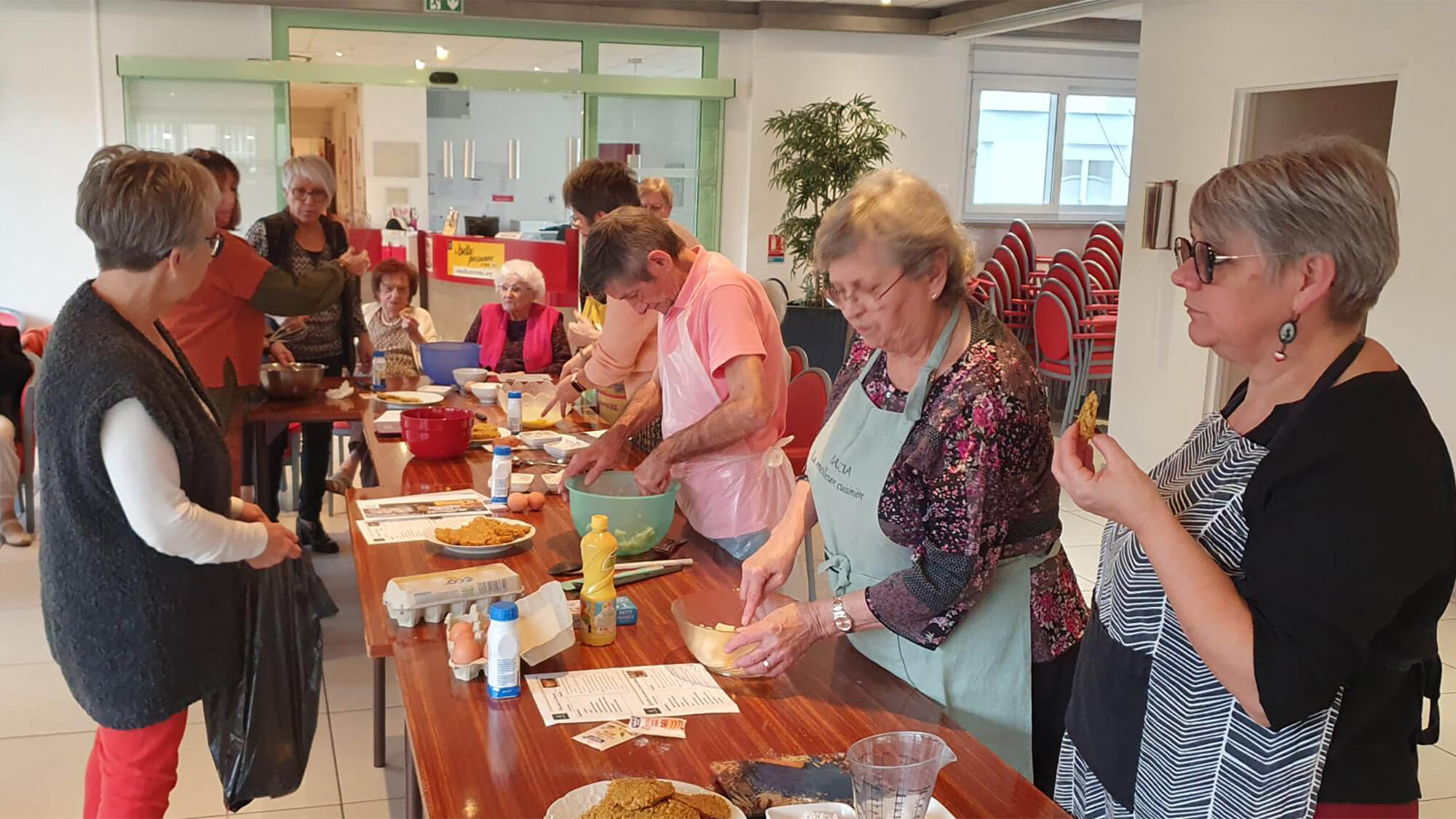 Atelier de cuisine seniors Ca bouge en cuisine avec Amaelles